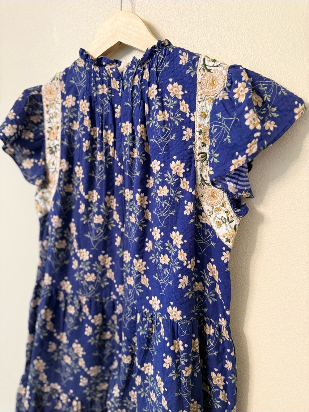 Sea New York Elizabeth Floral Flutter Sleeve Mini Dress XS - Picture 9 of 11